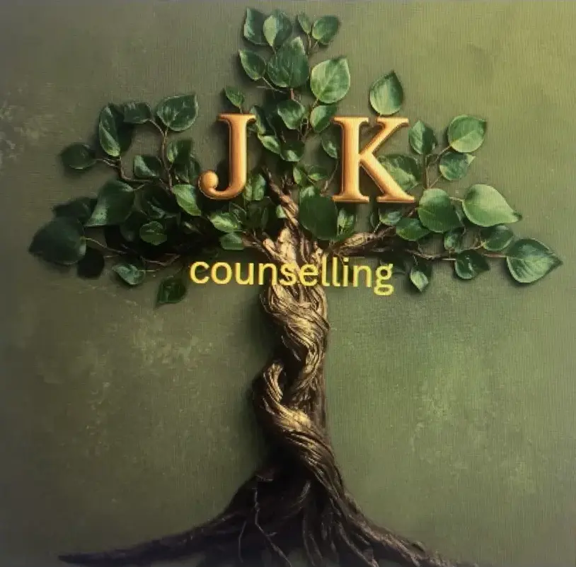 Tree-shaped logo with ‘JK counselling’ text.